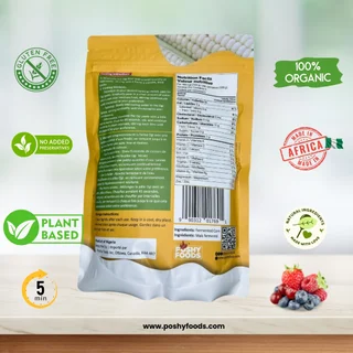 Ogi White (Akamu, Koko) | Naturally Fermented Cornmeal Flour | Gluten-Free | 500g - Thumbnail 4