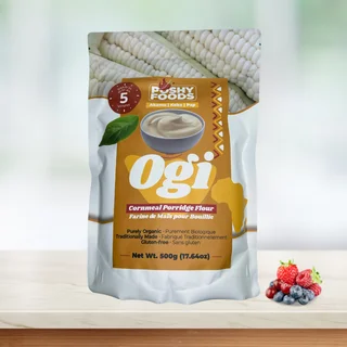 Ogi White (Akamu, Koko) | Naturally Fermented Cornmeal Flour | Gluten-Free | 500g - Thumbnail 3
