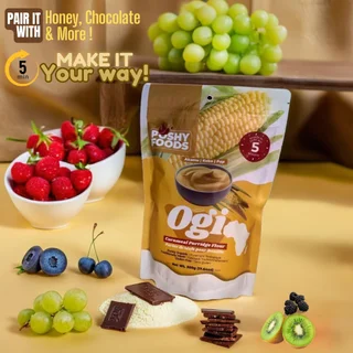 Poshy Foods Yellow Ogi | Akamu | Koko | Naturally Fermented Cornmeal Flour | Gluten-Free | 500g - Thumbnail 7
