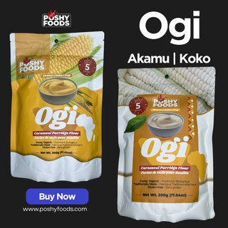 Ogi Mix (Yellow & White Bundle) - Premium African food product by Poshy Foods