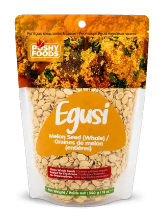 Egusi | Whole Melon Seeds for Nigerian Egusi Soup | 340g - Thumbnail 1